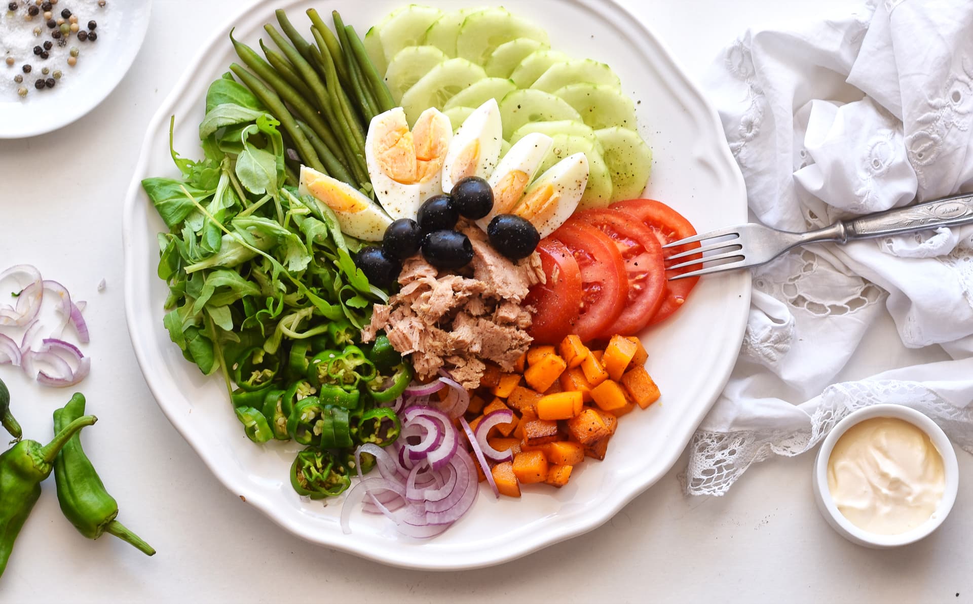 Falešný Nicoise salát