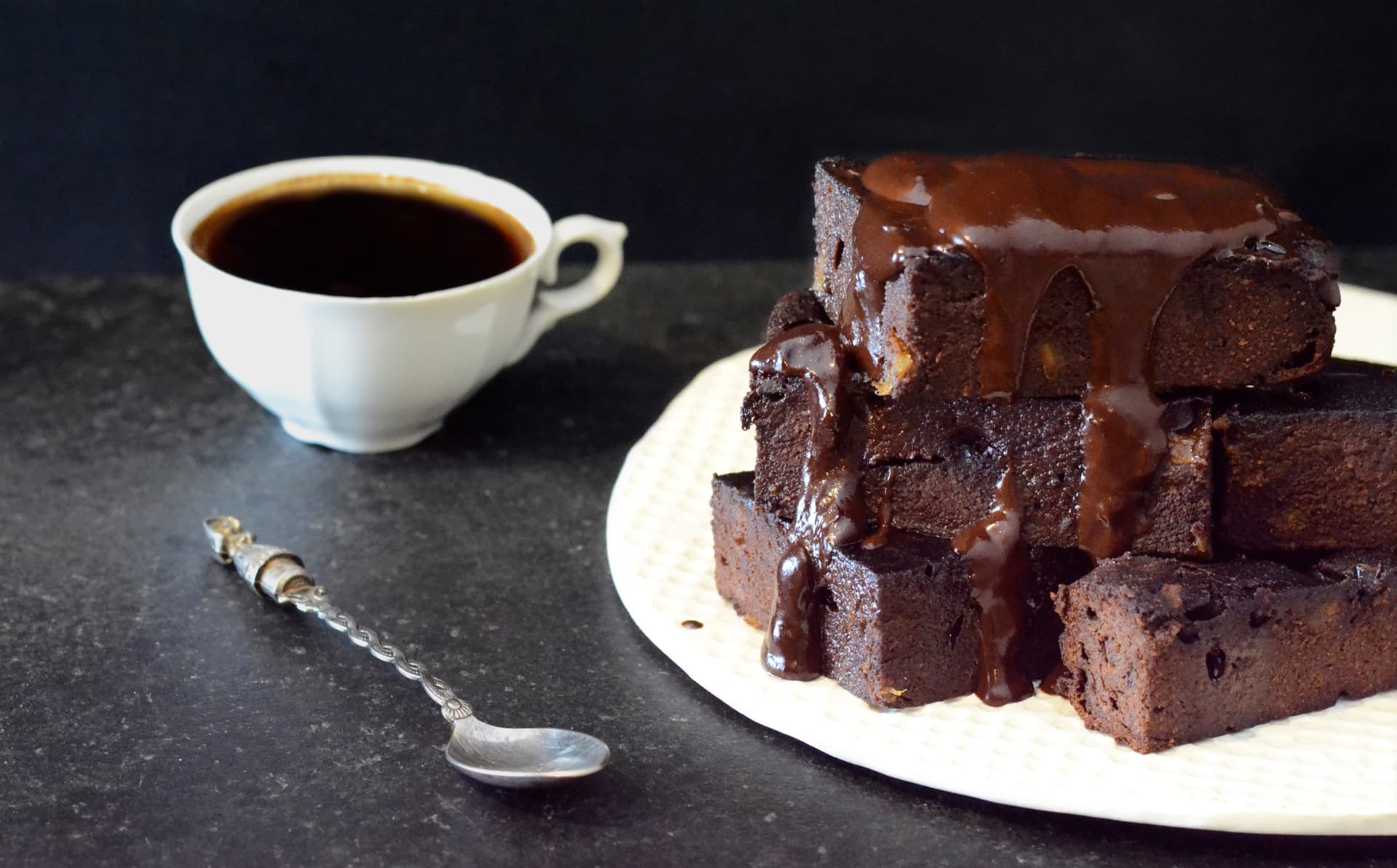 Banánové brownies z pomalého hrnce