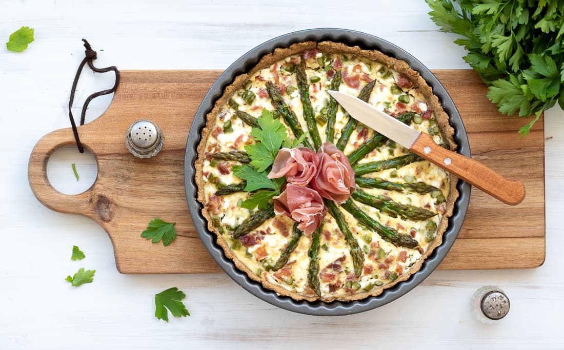 Chřestový quiche