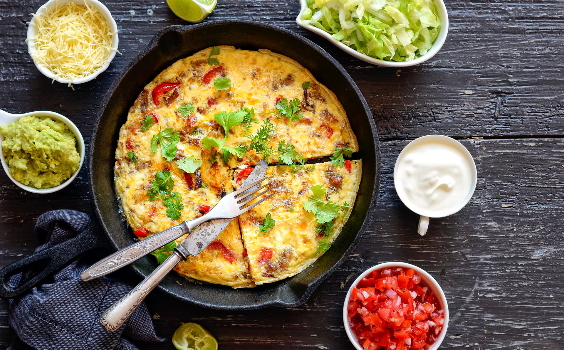 Mexická frittata