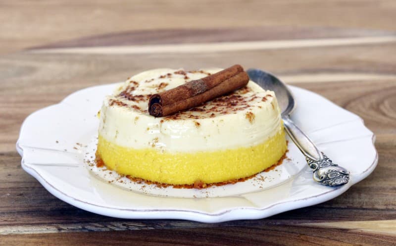 Dýňový flan
