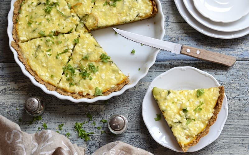 Cuketový quiche