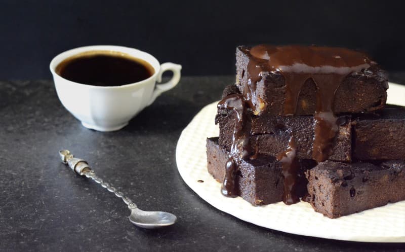 Banánové brownies z pomalého hrnce