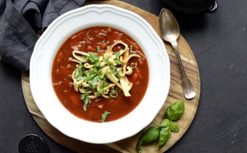 Minestrone s tapiokovými nudlemi z pomalého hrnce