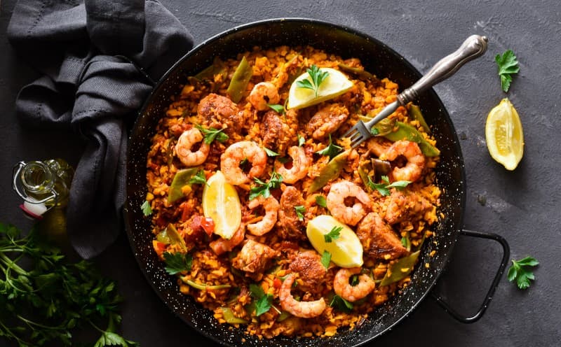 Dýňová paella