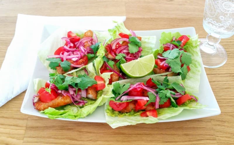 Rybí „tacos“