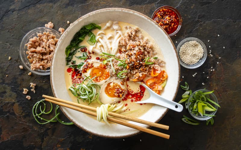 Kuřecí miso ramen