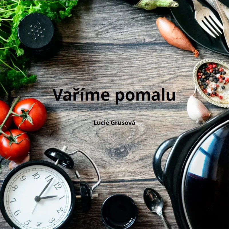 Obálka e-kuchařky pro pomalý hrnec