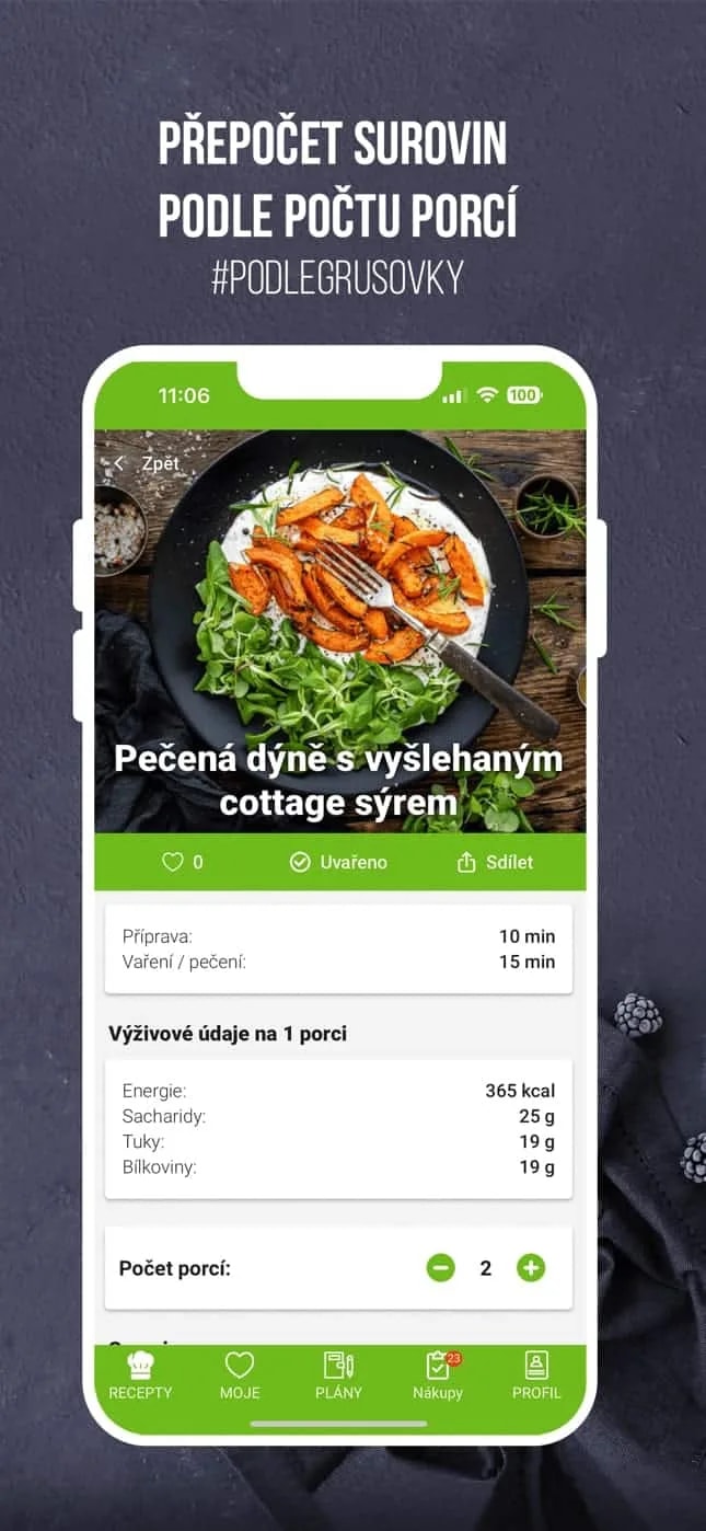 Přepočet surovin