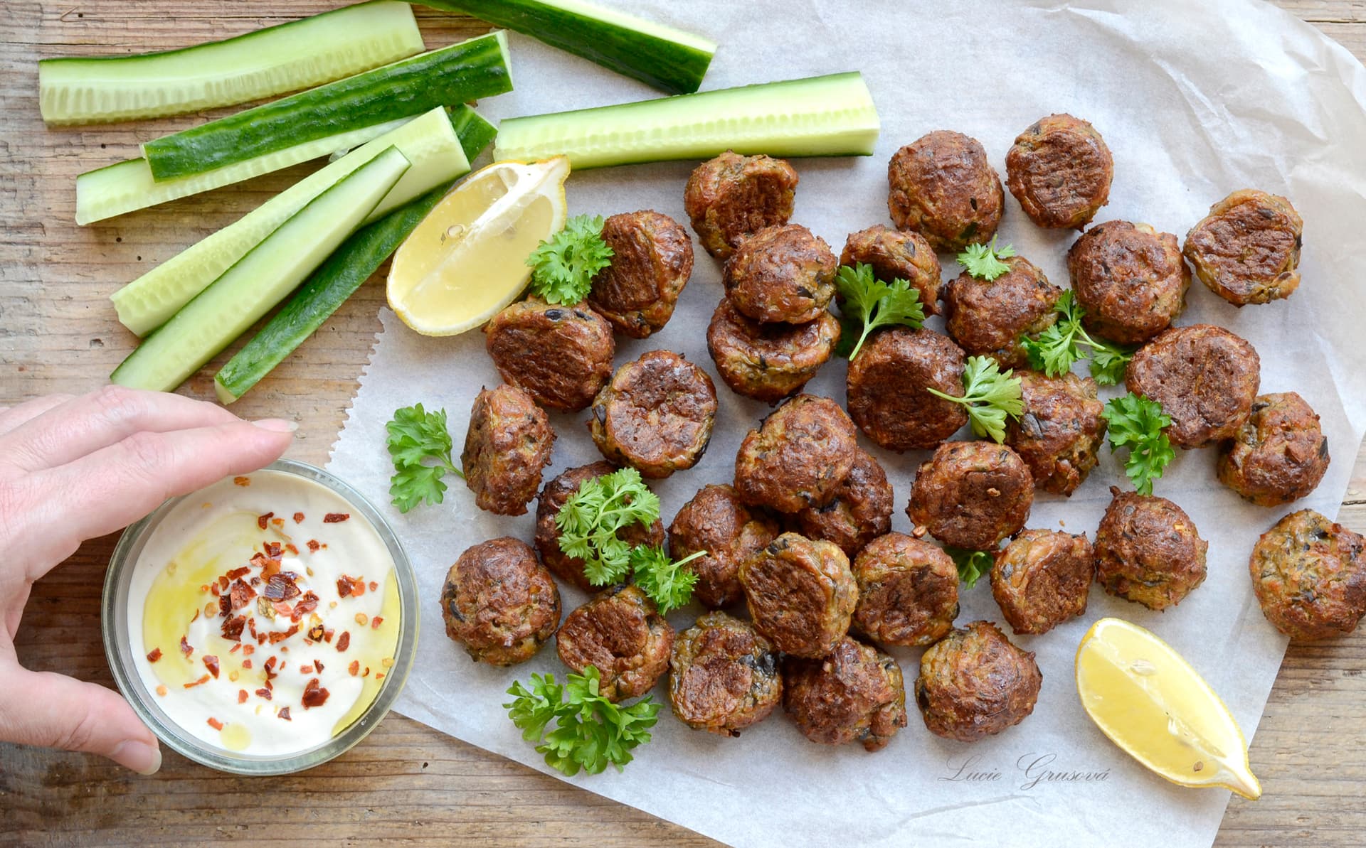 Lilkový "falafel"