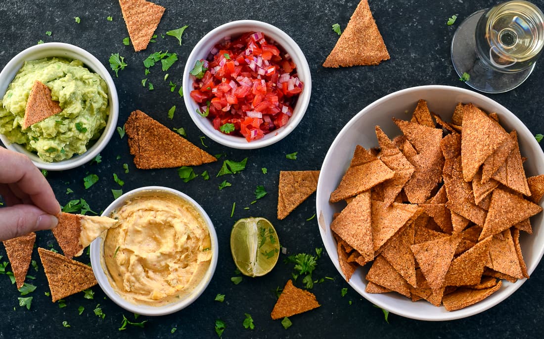 Nachos tortilla chipsy