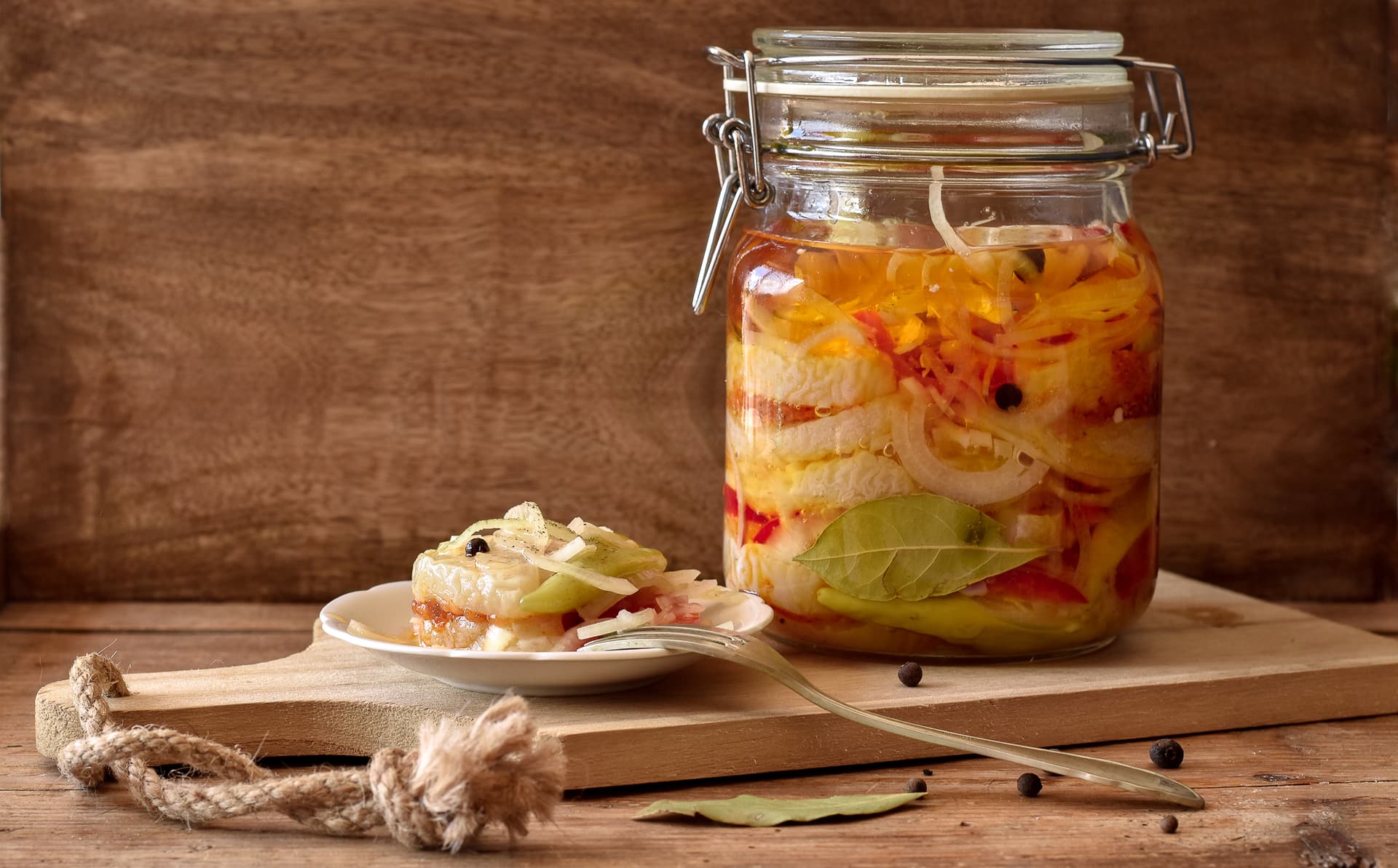 Nakládané pikantní syrečky