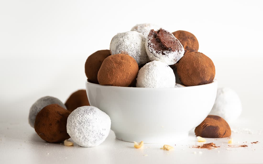 Čokoládovo-ořechové truffles
