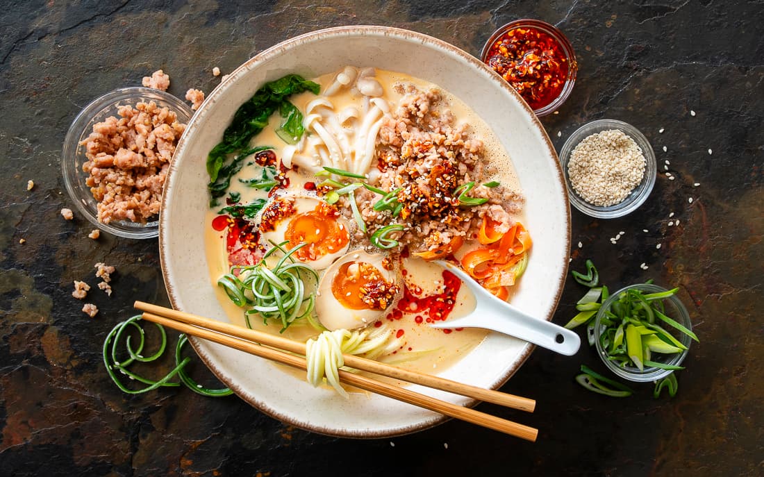 Kuřecí miso ramen