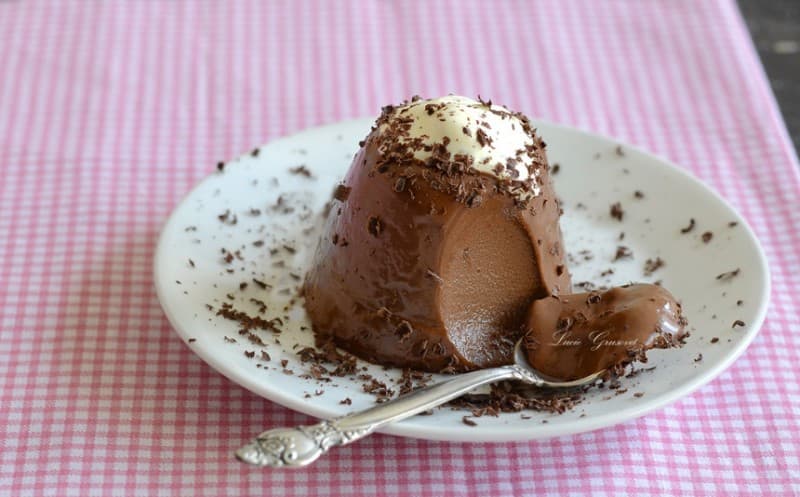 Čokoládová panna cotta