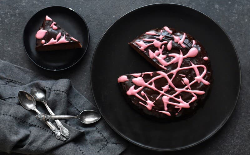 Brownie dort z červené řepy