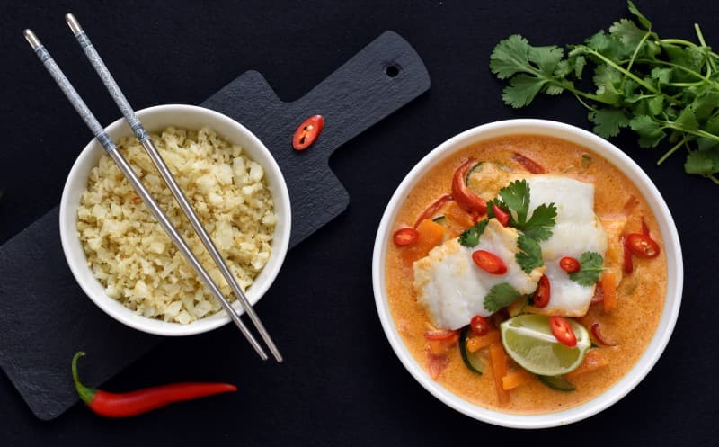 Rybí curry