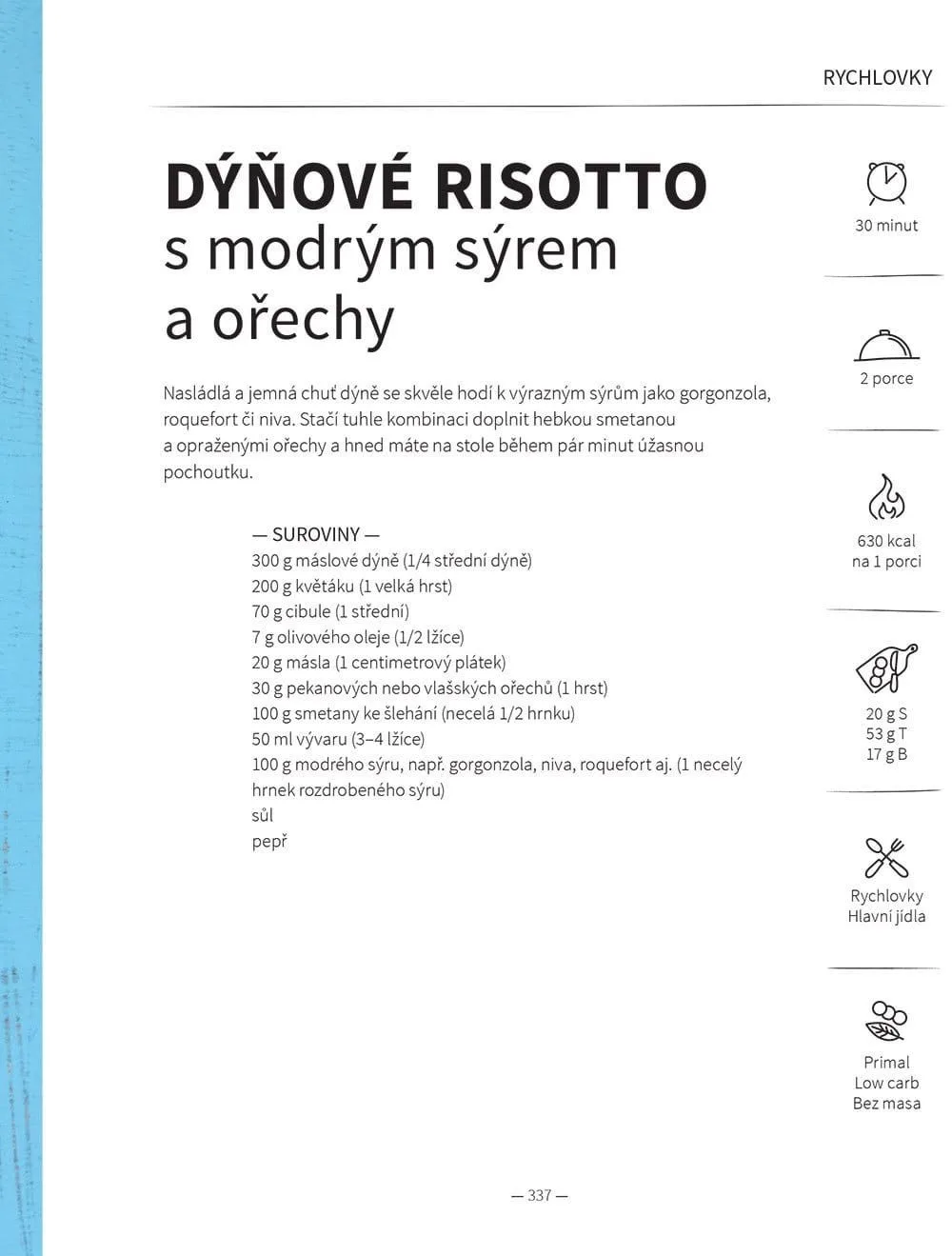 Ukázka z Voňavé kuchařky: recept na dýňové risotto