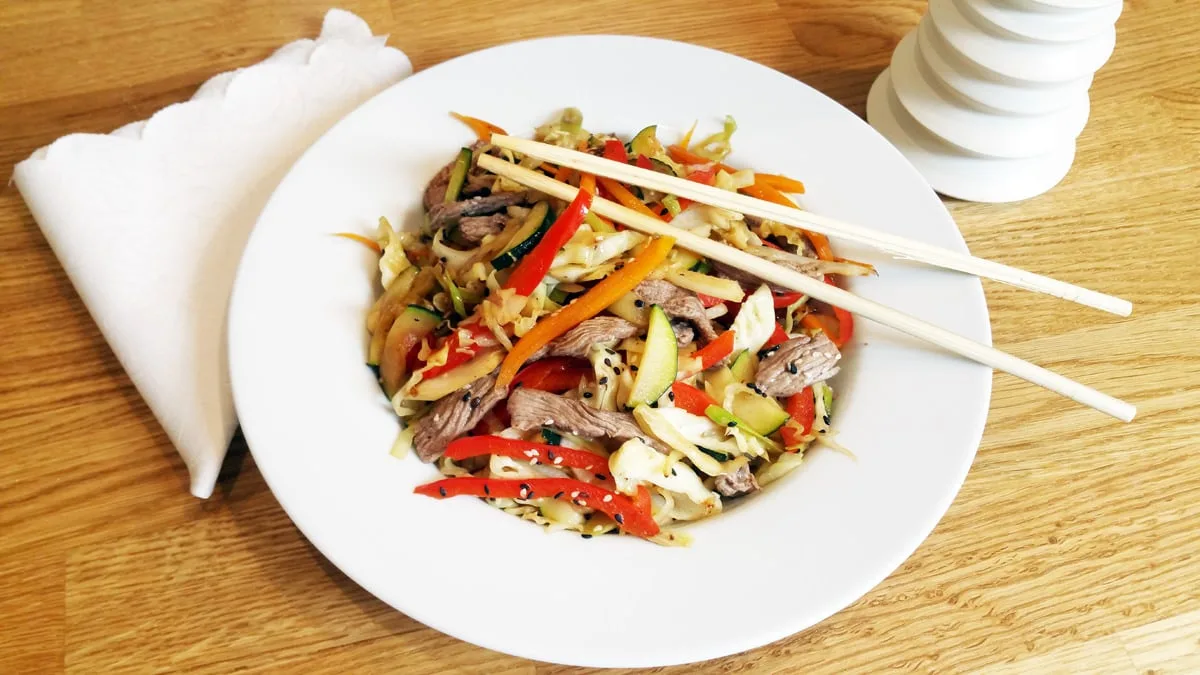 Hovězí stir-fry