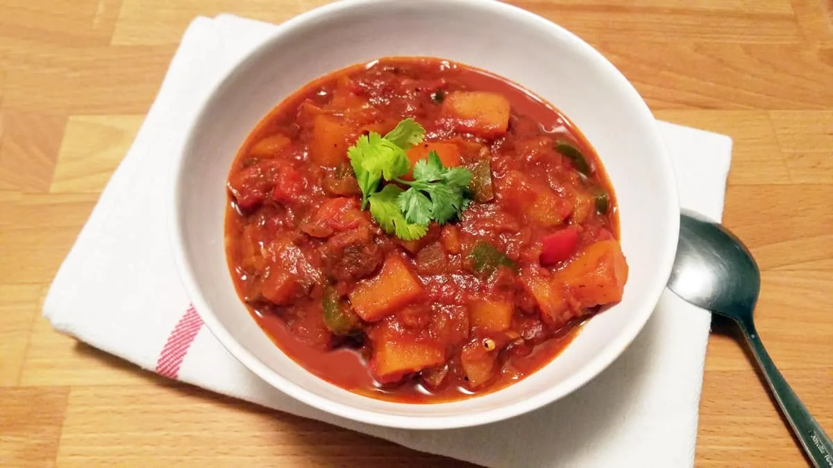 Dýňové chili con carne